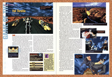 1995 Full Throttle PC Original Advertisement / Retro Promo vr3