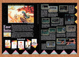 1992 Ys III Wanderers From Ys SNES Original Advertisement / Retro Promo v1