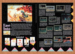 1992 Ys III Wanderers From Ys SNES Original Advertisement / Retro Promo v1