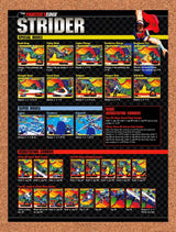 1999 Marvel vs Capcom Clash Of Super Heroes Strider Special Moves Original Ad 3