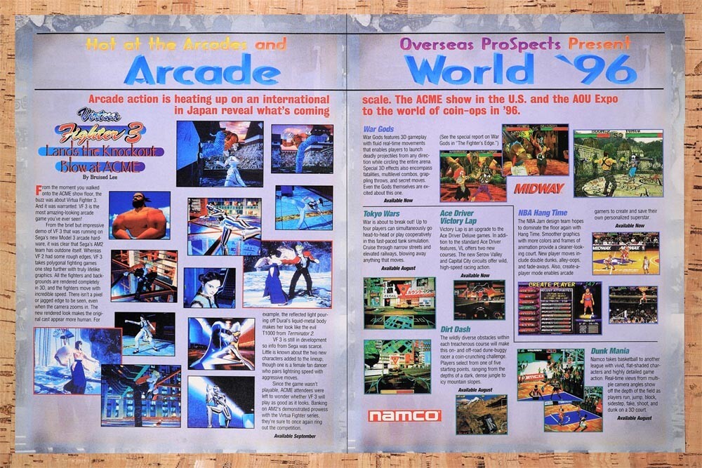 1997 Arcade World Expo Original Advertisement / Retro Wall Art v1