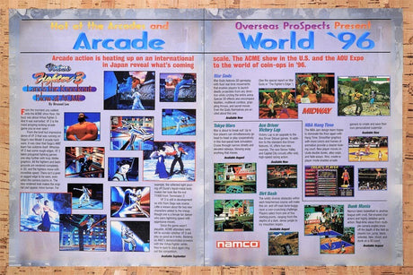 1997 Arcade World Expo Original Advertisement / Retro Wall Art v1