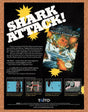 Sky Shark NES Original 1990 Vintage Ad - Video Game Promo