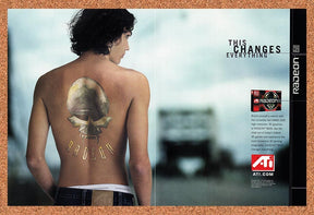 2001 ATI Radeon 8500 Graphics Original Advertisement / Retro Promo v4