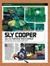 2002 Sly Cooper And The Thievius Raccoonus PS2 Original Advertisement / Promo v1