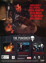 The Punisher PS2 Original 2007 Ad Authentic Violent Video Game FPS Promo v1