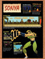 1993 Mortal Kombat Profile Sonya Profile Original Advertisement / Promo vr8