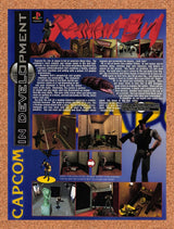 1995 Resident Evil PS1 In Development Original Advertisement / Retro Promo vr6