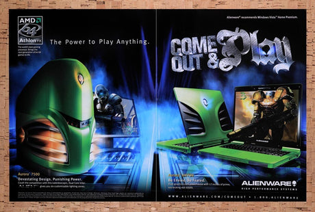 2003 Command & Conquer 3 Tiberium Wars Alienware Original Ad / Retro Wall Art v5