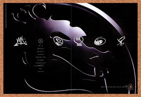 1995 Mortal Kombat 3 #5 Original Advertisement / Retro Wall Art v7