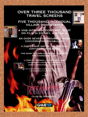 1992 Daemonsgate IBM Original Advertisement / Retro Promo v2