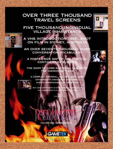 1992 Daemonsgate IBM Original Advertisement / Retro Promo v2