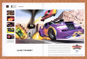 2001 Rumble Racing PS2 Original Advertisement / Retro Promo v1