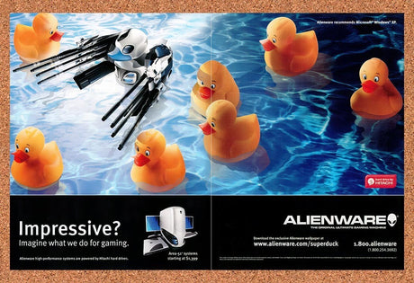 2004 Alienware Area-51 Systems Original Advertisement / Retro Promo v15
