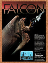 1988 Falcon MS-DOS Original Advertisement / Retro Wall Art v1