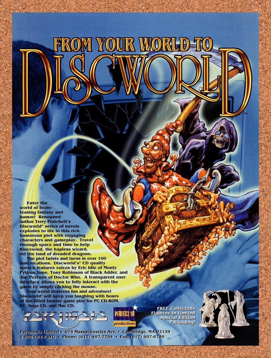 1995 Discworld PC Original Advertisement / Retro Promo v2