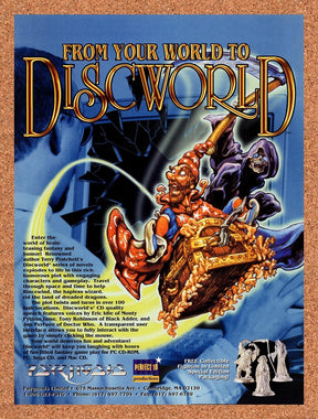 1995 Discworld PC Original Advertisement / Retro Promo v2