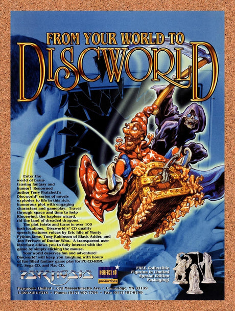 1995 Discworld PC Original Advertisement / Retro Promo v2