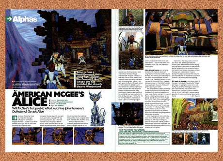 2000 American McGees Alice Early Preview Original Advertisement / Retro Promo v7