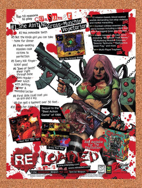 1997 Reloaded PC Original Advertisement / Retro Promo v2