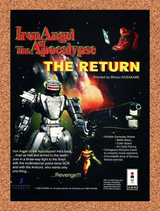 Iron Angel of The Apocalypse 3DO The Return Original 1996 Ad Video Game Promo