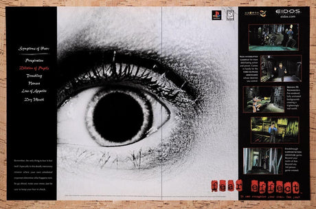 1999 Fear Effect PS1 Original Advertisement / Retro Wall Art v3