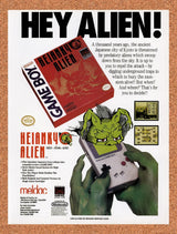 1990 Heiankyo Alien Game Boy Original Advertisement / Retro Promo v3