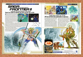 Saga Frontier PS1 Original 2000 Vintage Ad - Video Game Review Promo