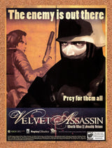 2008 Velvet Assassin World War II Stealth Action PC Original Ad / Promo v5