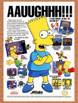 1992 Simpsons Nintendo Games Original Advertisement / Retro Promo v2