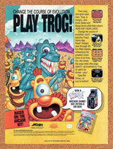 1991 Trog! NES Original Advertisement / Retro Wall Art v1