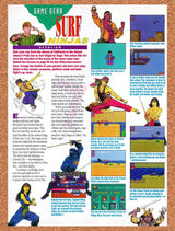 1993 Surf Ninjas Game Gear Original Advertisement / Retro Wall Art v2