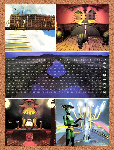 1997 Obsidian PC Original Advertisement / Retro Promo v1