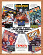 Tengen Amiga Games Original 1990 Vintage Ad - APB Xybots Video Game Promo