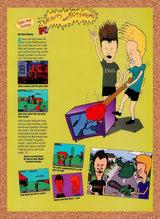 1994 Beavis And Butthead The Video Game Game Gear Original Ad / Promo vr1