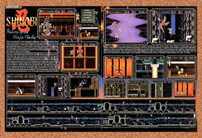 1993 Shinobi 3 Return Of The Ninja Master Genesis Original Ad / Wall Art v4