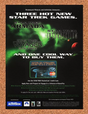 Star Trek PC Mastercard Original 2001 Ad Authentic Rare Video Game Promo