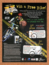 1997 Courier Crisis Sweepstakes Original Advertisement / Retro Wall Art v2