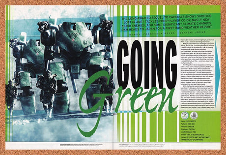 2009 Lost Planet 2 Xbox 360 Review Original Advertisement / Retro Wall Art v1