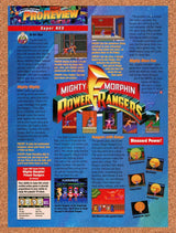 1994 Power Rangers SNES Original Advertisement / Retro Promo vr3