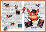 1993 Aero The Acro-Bat SNES Original Advertisement / Retro Wall Art v2