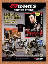 2004 Painkiller EB Games Original Advertisement / Retro Promo v5