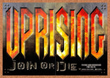 1997 Uprising Join Or Die PC Original Advertisement / Retro Promo v3
