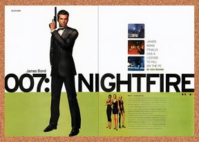 2002 007 Nightfire PC Original Advertisement / Retro Promo vr1