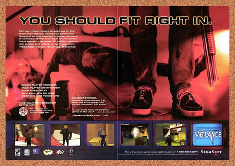 1998 Vigilance PC Original Advertisement / Retro Promo v2