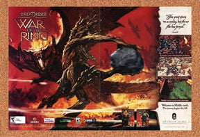 Lord Of The Rings War Of The Rings PC Original 2005 Ad Authentic Game Promo