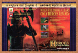 Heroes Of Might And Magic PC Original 1997 Vintage Ad - Video Game Art Promo