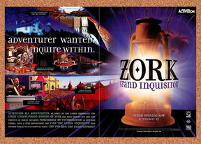1997 Zork Grand Inquisitor PC Original Advertisement / Retro Promo v2