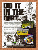 2002 Dirt Track Racing PC Original Advertisement / Retro Promo v1