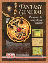 1996 Fantasy General PC Original Advertisement / Retro Wall Art v1
